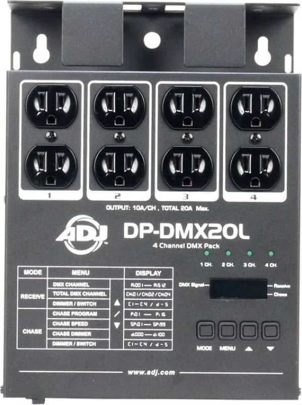 Universal 4-Channel Portable DMX Dimmer/Switch Pack | Reverb