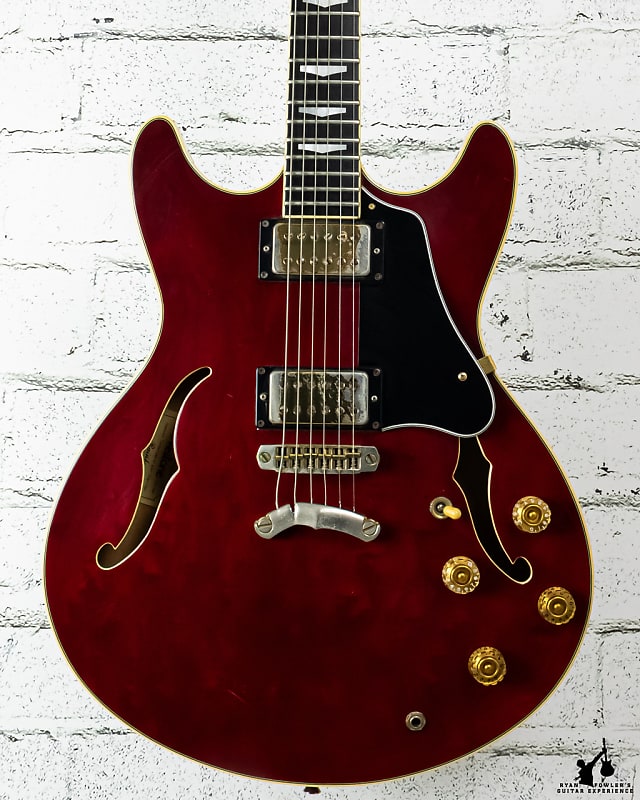 Vintage Westone Rainbow II Hollowbody Vintage Cherry w/ OHSC | Reverb