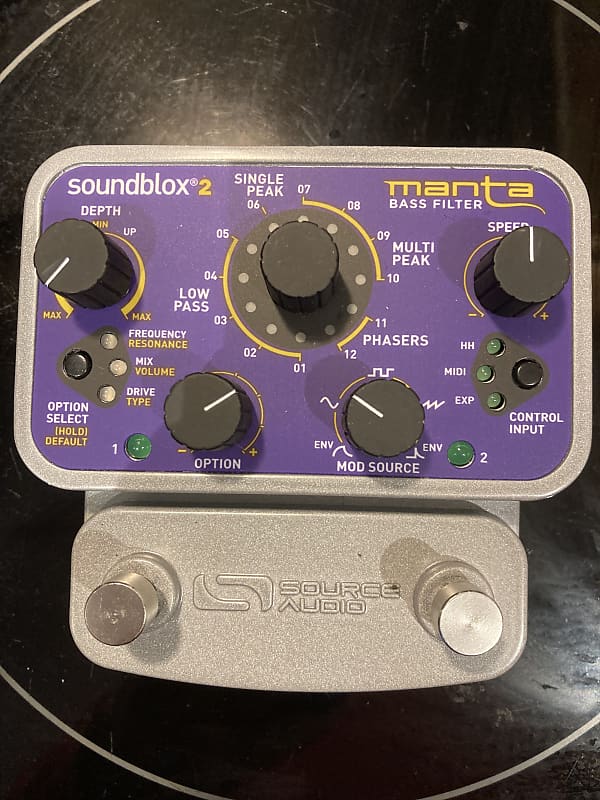 Source Audio Soundblox 2 Manta Bass Filter 2010s - Purple