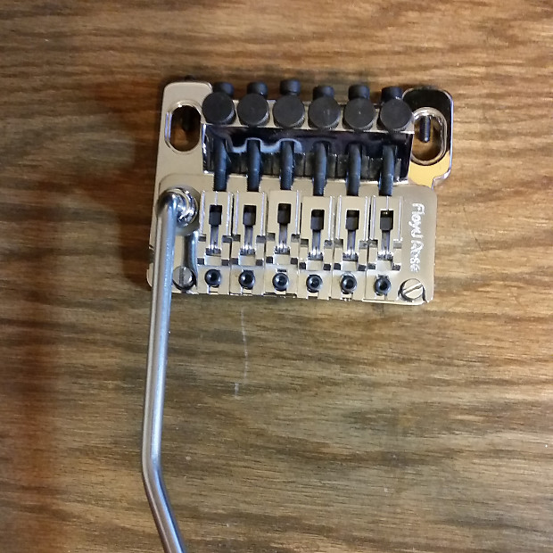 Floyd Rose Top Mount Tremolo 1980 s Chrome FOR PARTS ONLY plus extras