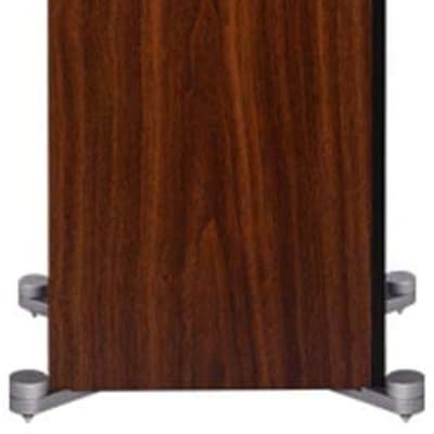 ELAC Debut Reference 5.25" Floorstanding Speaker, Black Baffle, Walnut Cabinet, Pair image 4