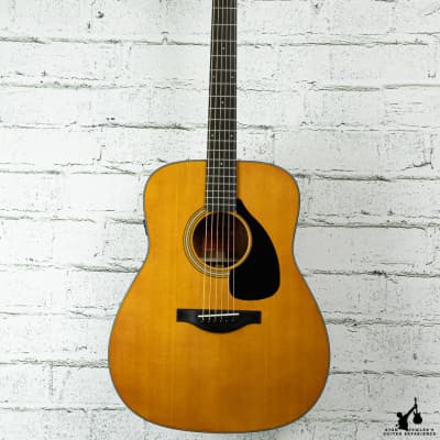 Yamaha FGX3 Red Label Dreadnought Natural | Reverb