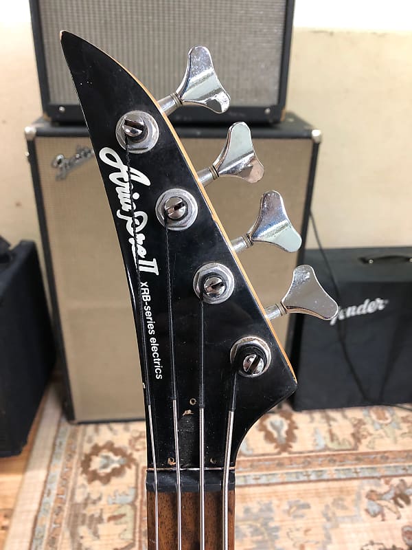 Aria Pro II XRB- series electronics Lefty Bass 80's Black