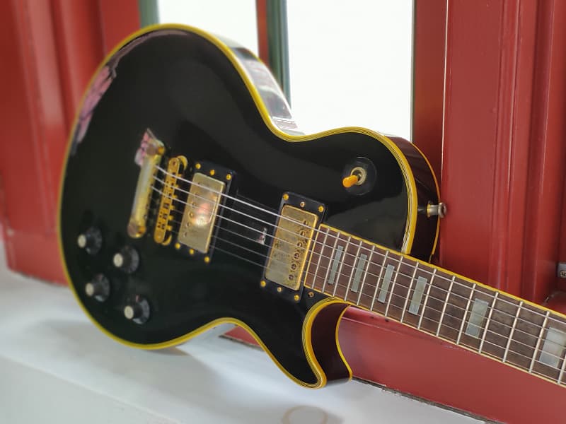 日本製 Greco Les Paul CUSTOM EG500C 1982年 Greco Les Paul Custom EGC-500 EG-68-50 1984 Black Made in