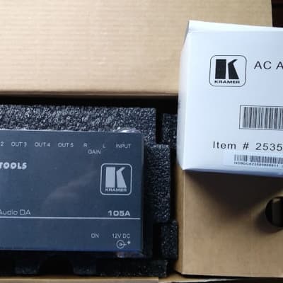 Kramer 105A Distribution Amp new in  box 2018 grey image 5