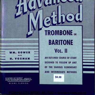 Rubank Advanced Method - Trombone Baritone Book Vol 2