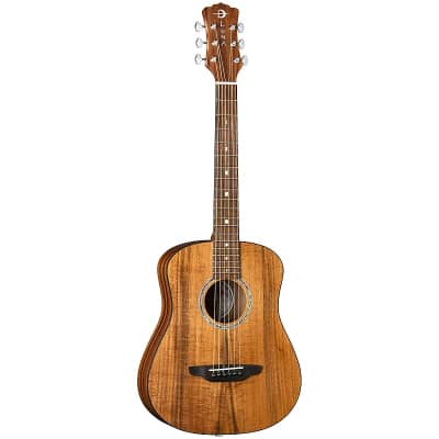 Luna SAF KOA SUPREME Safari Koa Supreme Solid Koa Top Acoustic-Electric Cutaway Guitar, New, Free Shipping for sale