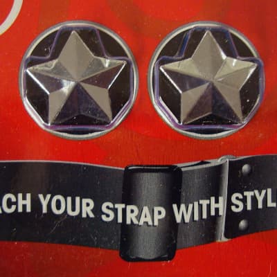 Grover GP630C Star Artist Strap Buttons (Set of 2) image 2