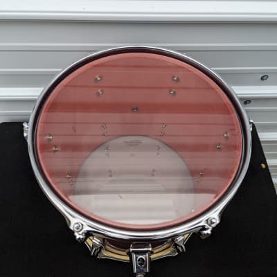 1980s Tama Japan Cherry Wine Lacquer 11 x 12" Superstar Tom - Looks Really Good - Sounds Great! image 6