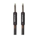 Roland Black Series 1/4" Straight/Straight Instrument Cable 5 FT. Black RIC-B5