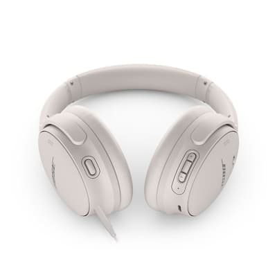 Bose QuietComfort 45 Bluetooth Wireless Noise Cancelling Headphones - White Smoke image 2