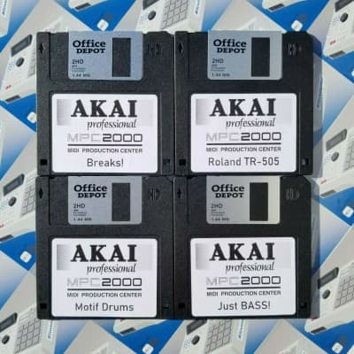 Akai MPC 2000 x20 Diskettes Drum Kit Sounds Samples Floppies Floppy image 5