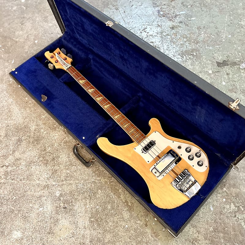 Rickenbacker 4001 bass guitar c 1977 - Mapleglo original vintage USA image 1