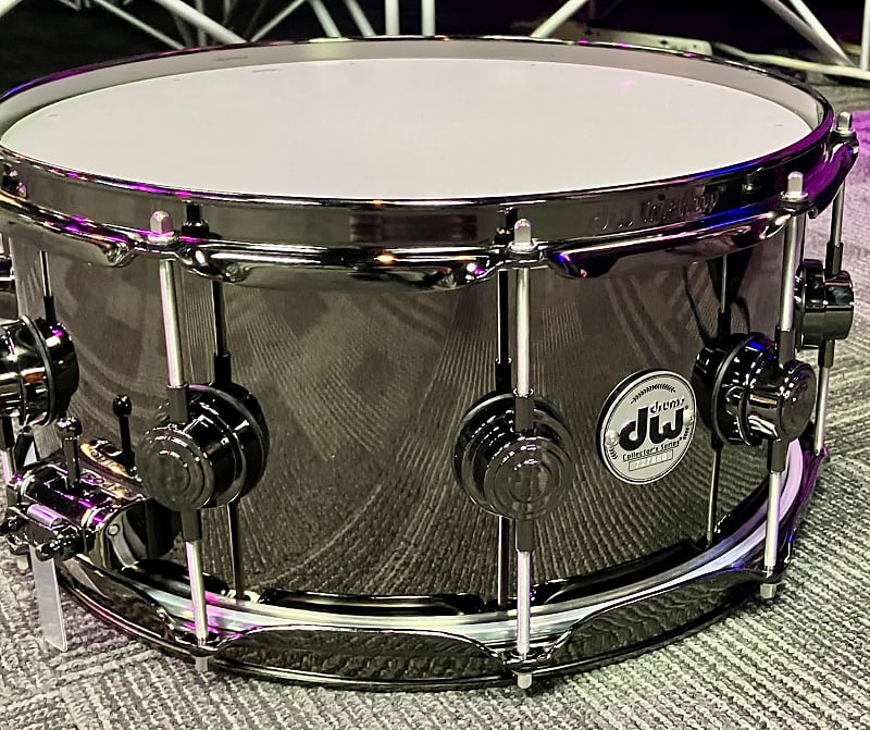 DW Collectors Black Nickel over Brass 6.5 x 14 Snare 2023 image 1