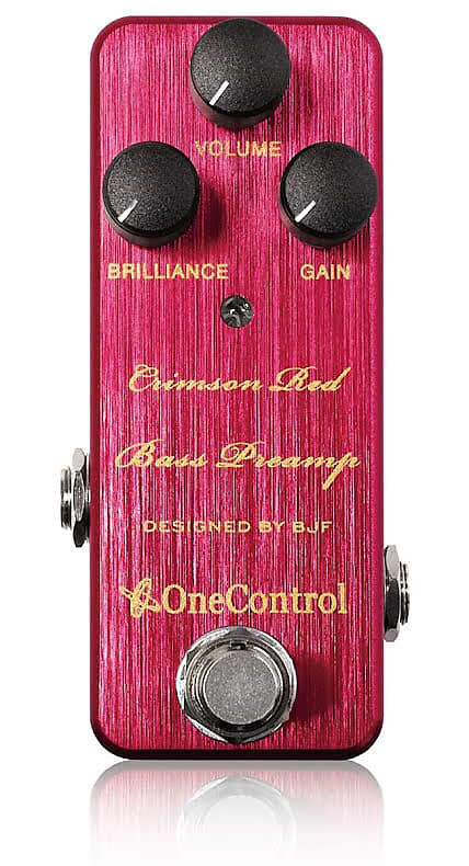 One Control Crimson Red Bass Preamp