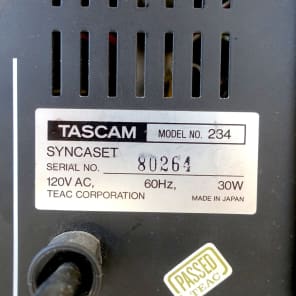 Tascam 234 Cassette recorder player multitrack analog tape 4 track vintage rare image 6