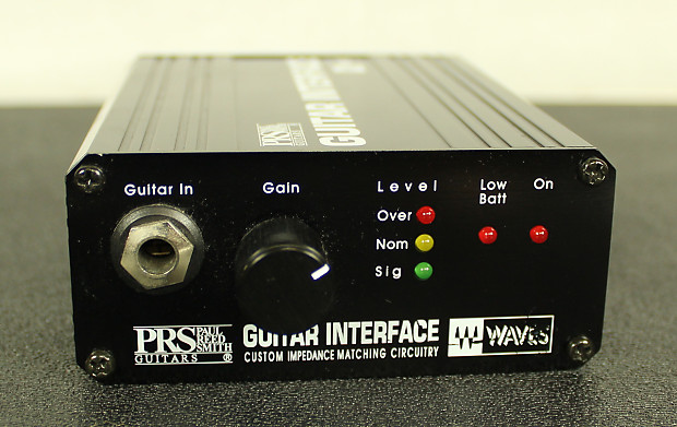 PRS / Waves Guitar Recording Interface with Impedance Matching Circuitry