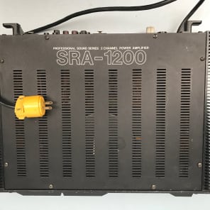 Roland SRA 1200 Power Amp 170 watts 2 Channels Guitar Bass