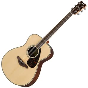 Yamaha FS830 Solid Spruce Top Concert Acoustic Guitar Natural