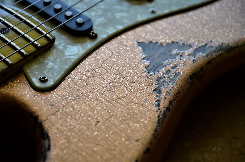 American Fender Stratocaster Custom 2012 Faded Tangerine Sparkle image 1