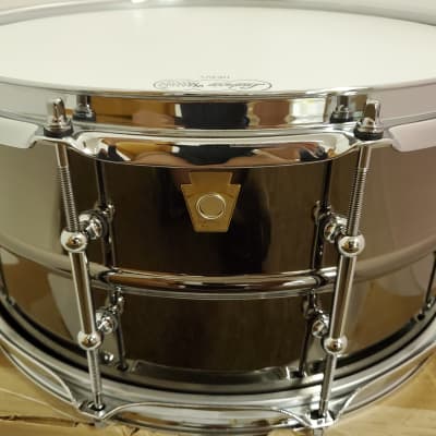 Ludwig Black Beauty | In Stock | 6.5x14" Smooth Shell Brass Snare Drum w/Tube Lugs LB417T | Authorized Dealer image 4