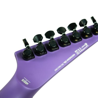 ESP LTD Stephen Carpenter SC-607 Baritone 1 Hum 7-String Guitar, Purple Satin image 4