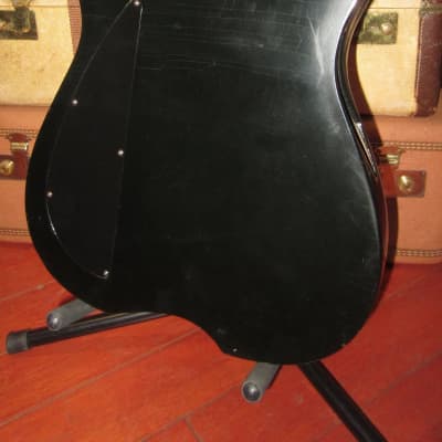 1990 Luke Luckier LA Guitar Studio Custom Chambered Electric Black image 6