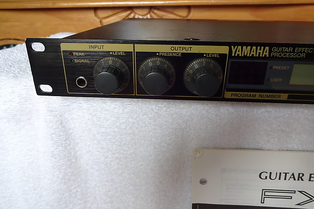 Yamaha Rare Vintage FX770 FX 770 Rackmount Guitar Processor