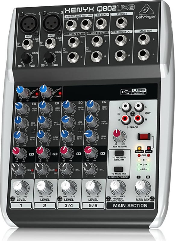 Behringer Q802USB Xenyx | Reverb