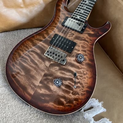 2021 PRS Custom 24 Wood Library - Burnt Maple Leaf - Massive Quilt - Torrefied Flame Maple Neck image 1