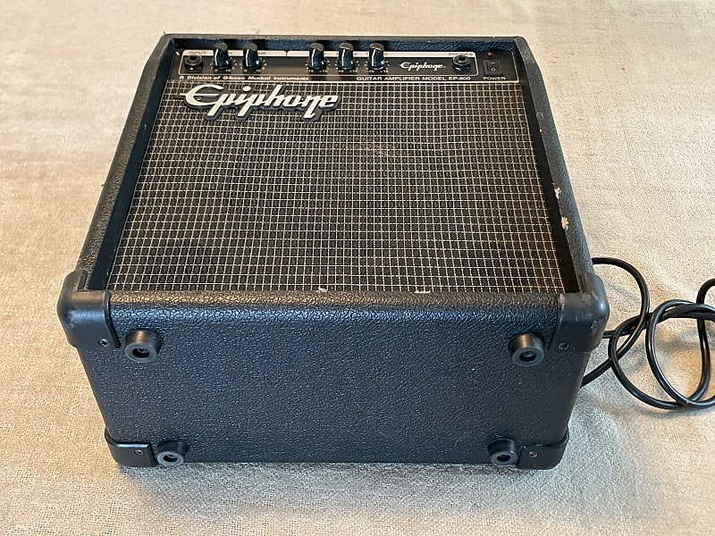 Epiphone EP-800 Guitar Amplifier 8” Speaker / 15 Watts / 3 Band EQ /  Distortion / Headphone Jack / MIK Korea VIDEO