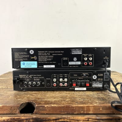 Nakamichi R-1 AM/FM Stereo Receiver & CP-1 CD/Cassette Combo Player 1990's - Black image 8
