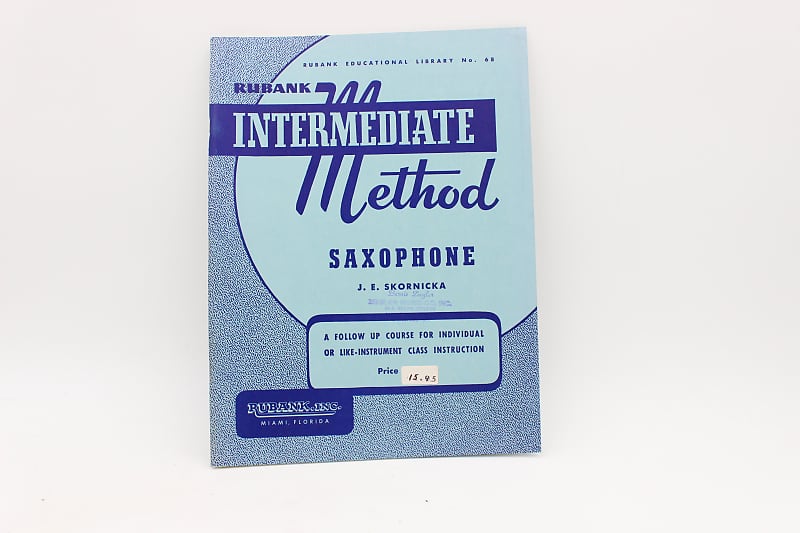 Hal Leonard Rubank Intermediate Method for Saxophone Music Book No. 68 image 1