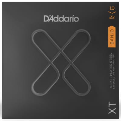 D'Addario XT Nickel Plated Steel Banjo Strings, Medium 10-23 image 2