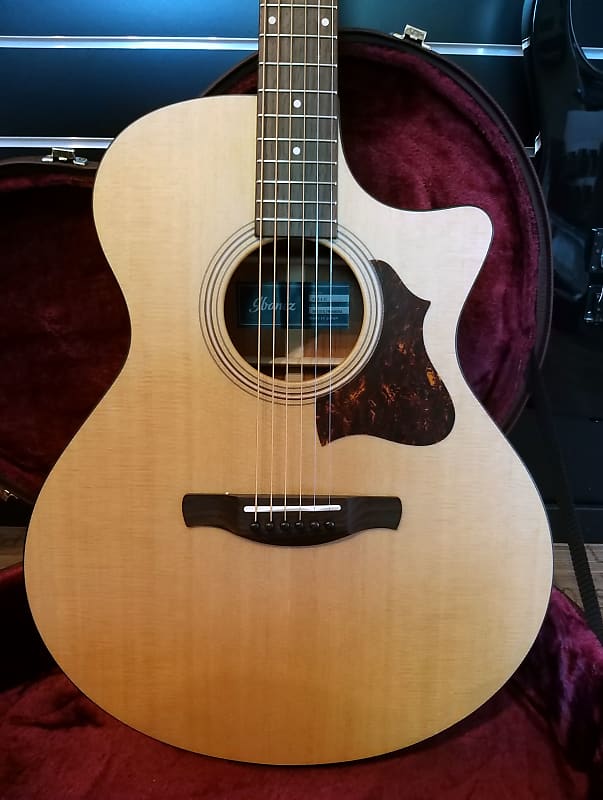 Ibanez AE1LG Acoustic Guitar with External Preamp and Reverb UK