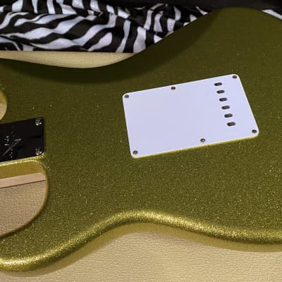 UNPLAYED! 2023 Fender Custom Shop Dick Dale Stratocaster - NOS - Chartreuse Sparkle - 7.9 lbs Authorized Dealer! SAVE BIG! - G01790 image 9