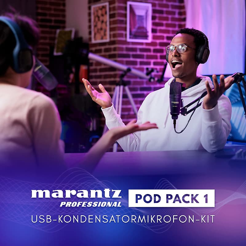 Marantz Professional Pod Pack 1 - Kit de Podcast Complet avec