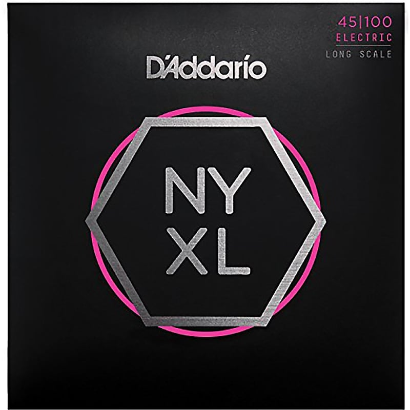 D'Addario NYXL45100 Long Scale Regular Light Bass Strings NYXL 45-100 image 1