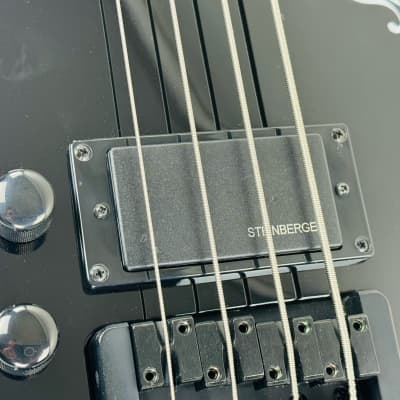 Steinberger Spirit XT-2, "One For My Lefty Bass Brothers!" 2023 - Black image 12