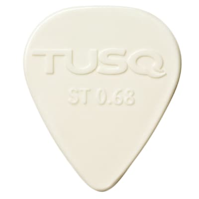 Graph Tech TUSQ Standard White Guitar Picks .68MM (6 Pack Set) - Bright Tone image 2
