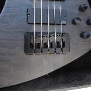 2010 Spector Forte 5x Bass - Black Finish with Spector Hard Shell Case image 8