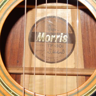 MADE IN JAPAN 1982 - MORRIS TF801 - SIMPLY WONDERFUL - MARTIN D41 STYLE - ACOUSTIC GUITAR image 6