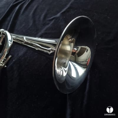 E.Benge 3x by B.A.C. 464 bore trumpet GAMONBRASS case mouthpiece image 3