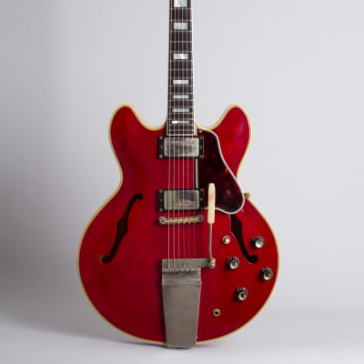 Gibson  ES-355TDC Semi-Hollow Body Electric Guitar (1966), ser. #848365, period black hard shell case. image 1