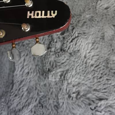 Holly Flying V - Cherry Electric Guitar Kiso Suzuki image 11