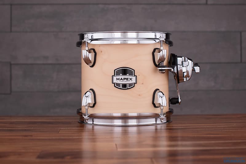 MAPEX MARS MAPLE 8 X 7 ADD ON TOM PACK WITH TH800 CLAMP, NATURAL SATIN image 1