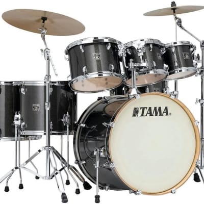Tama Superstar Classic 7-Piece Shell Pack Midnight Gold Sparkle image 1