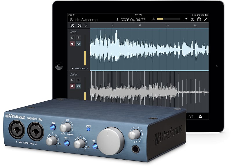 PreSonus AudioBox iTWO USB Audio Interface with Studio One Advanced Digital Audio Workstation image 1