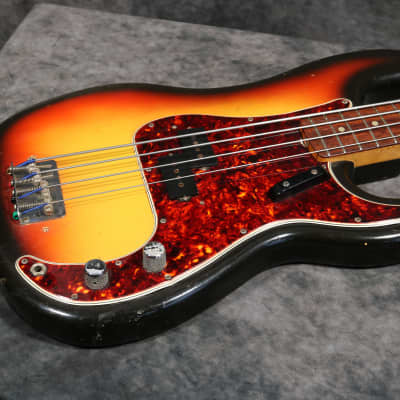 1965 Fender Precision Bass 1965 - Sunburst image 8