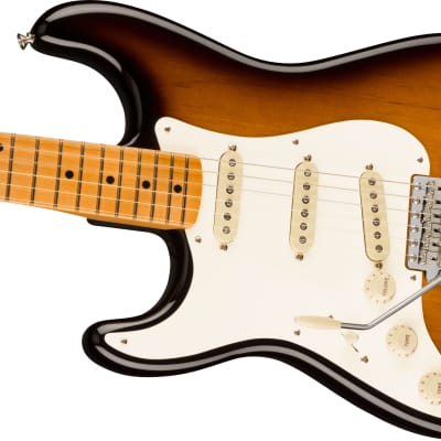 Fender American Vintage II 1957 Stratocaster Left-Hand, Maple Fingerboard, 2-Color Sunburst image 4